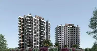 Mieszkanie 1 pokój z balkon, z winda, z widok na morze w Mersin, Turcja