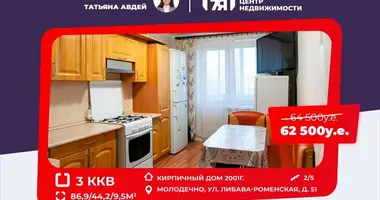 Mieszkanie 3 pokoi w Mołodeczno, Białoruś