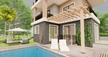 Villa 4 habitaciones con Piscina, con Jardín, con área protegida en Alanya, Turquía