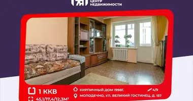 Apartamento 1 habitación en Maladetchna, Bielorrusia