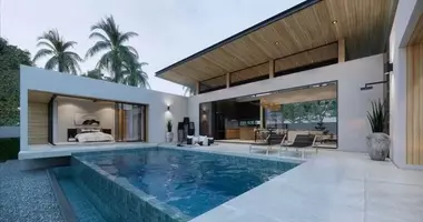 Villa 3 chambres avec parkovka parking, avec Terrasse, avec panoramic windows dans Baan Lamai, Thaïlande