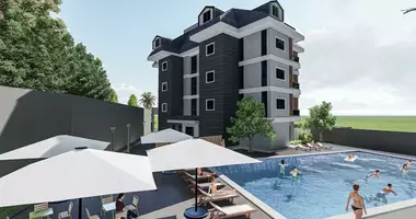 Mieszkanie 2 pokoi z parking, z winda, z basen w Alanya, Turcja