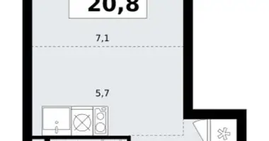 Appartement 1 chambre dans Postnikovo, Fédération de Russie