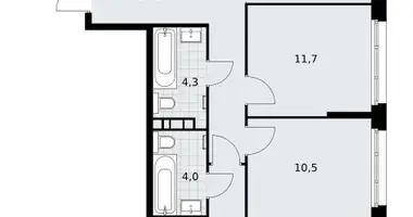 4 room apartment in Postnikovo, Russia