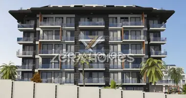 Apartamento 5 habitaciones con aparcamiento, con vista al mar, con la piscina en Yaylali, Turquía