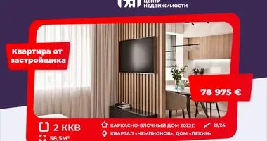 2 room apartment in Minsk, Belarus