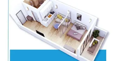 Studio apartment 1 bedroom in Adlia, Georgia