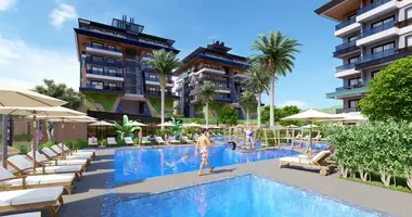 Penthouse 2 chambres avec Balcon, avec Climatiseur, avec Vue sur la mer dans Mahmutlar, Turquie