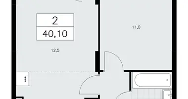 Apartamento 2 habitaciones en poselenie Sosenskoe, Rusia