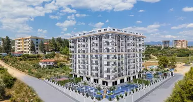 Mieszkanie 2 pokoi z parking, z winda, z basen w Avsallar, Turcja