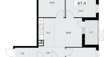 Appartement 4 chambres dans poselenie Sosenskoe, Fédération de Russie