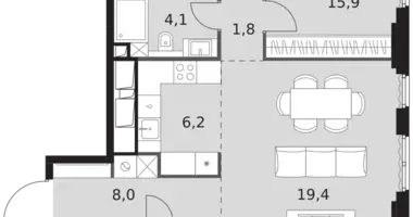 Appartement 4 chambres dans North-Western Administrative Okrug, Fédération de Russie