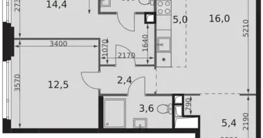 Appartement 3 chambres dans North-Western Administrative Okrug, Fédération de Russie