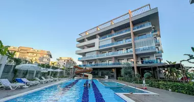 Wohnung 4 Zimmer mit Parkplatz, mit Meerblick, mit Schwimmbad in Alanya, Türkei