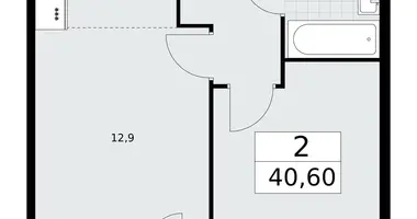 Appartement 2 chambres dans Postnikovo, Fédération de Russie