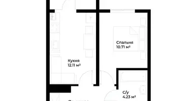 Квартира 1 комната в Шайхантаурский район, Узбекистан