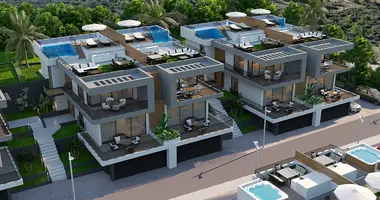 Bungalow 4 pokoi z Balkon, z Klimatyzator, z Widok na morze w Kyrenia, Cypr Północny