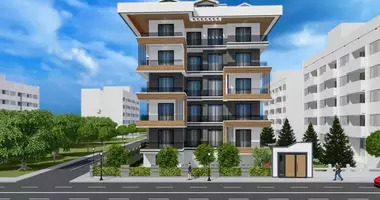 Apartamento 1 habitacion con acristalamiento con cámara, con balcón, con ascensor en Alanya, Turquía