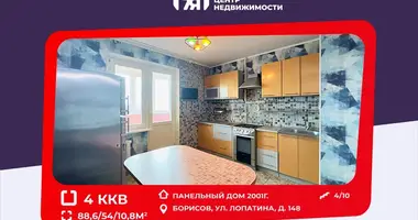 Apartamento 4 habitaciones en Borisov, Bielorrusia