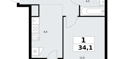 Appartement 1 chambre dans Postnikovo, Fédération de Russie