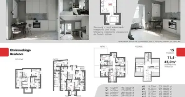 Apartamento 1 habitación en Cracovia, Polonia