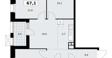 Appartement 4 chambres dans poselenie Sosenskoe, Fédération de Russie