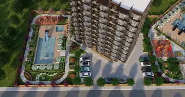 Квартира 1 спальня с террасой, с охраняемой территорией, с basseyn в Sariyar, Турция