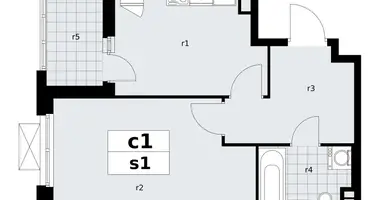 Apartamento 1 habitación en poselenie Sosenskoe, Rusia