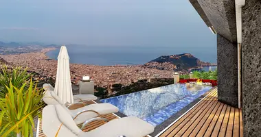 Villa 5 bedrooms with Balcony, with Air conditioner, with Sea view in Alanya, Turkey