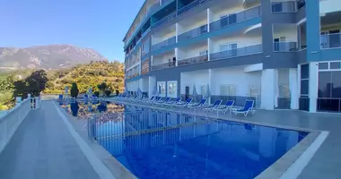 Wohnung 2 Zimmer mit Parkplatz, mit Meerblick, mit Schwimmbad in Alanya, Türkei