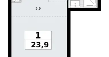 Appartement 1 chambre dans Postnikovo, Fédération de Russie