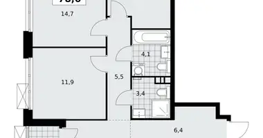 Apartamento 4 habitaciones en Moscú, Rusia