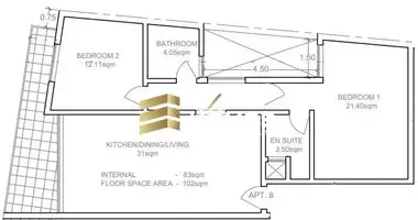 2 bedroom apartment in Qawra, Malta
