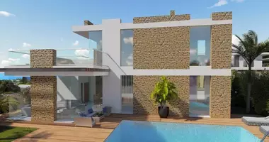 Вилла 3 комнаты  с видом на море, с бассейном в Пафос, Кипр