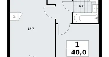 Appartement 1 chambre dans poselenie Sosenskoe, Fédération de Russie