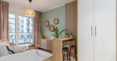 Apartamento 1 habitación en Varsovia, Polonia