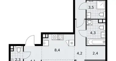 Apartamento 4 habitaciones en South-Western Administrative Okrug, Rusia