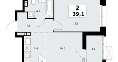 Квартира 2 комнаты в поселение Сосенское, Россия