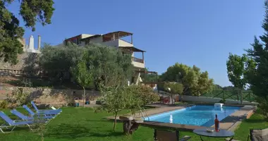 Villa 1 habitación con Piscina, con Vista a la montaña en Vrouchas, Grecia