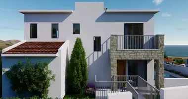 Вилла 3 комнаты  с видом на море, с бассейном, с видом на горы в Polis Chrysochous, Кипр