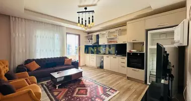 2 room apartment with swimming pool, with children playground, with BBQ area in Mersin, Turkey