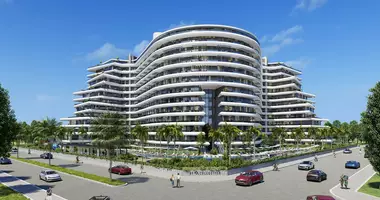 Mieszkanie 3 pokoi z parking, z winda, z widok na morze w Muratpasa, Turcja