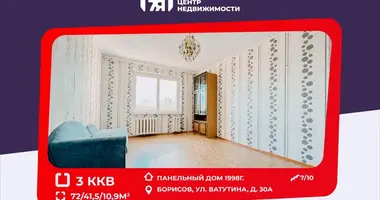 3 room apartment in Barysaw, Belarus