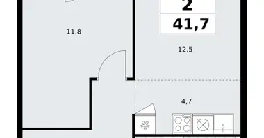 Apartamento 2 habitaciones en South-Western Administrative Okrug, Rusia