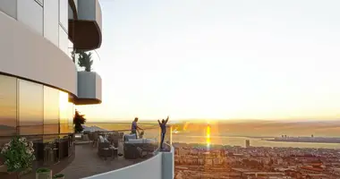 Penthouse 6 Zimmer mit Balkon, mit Klimaanlage, mit Meerblick in Konak, Türkei