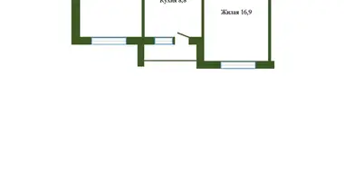 Appartement 2 chambres dans Lida, Bélarus