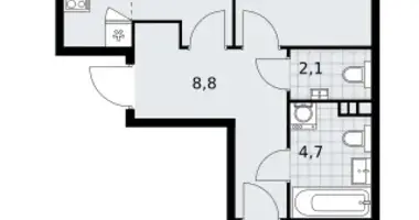 Appartement 3 chambres dans poselenie Sosenskoe, Fédération de Russie