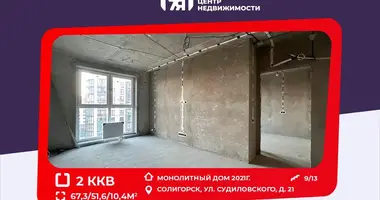 Apartamento 2 habitaciones en Saligorsk, Bielorrusia