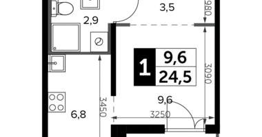 Studio 1 zimmer in Moskau, Russland