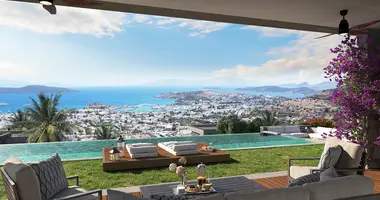 Willa 6 pokojów z Balkon, z Klimatyzator, z Widok na morze w Bodrum, Turcja